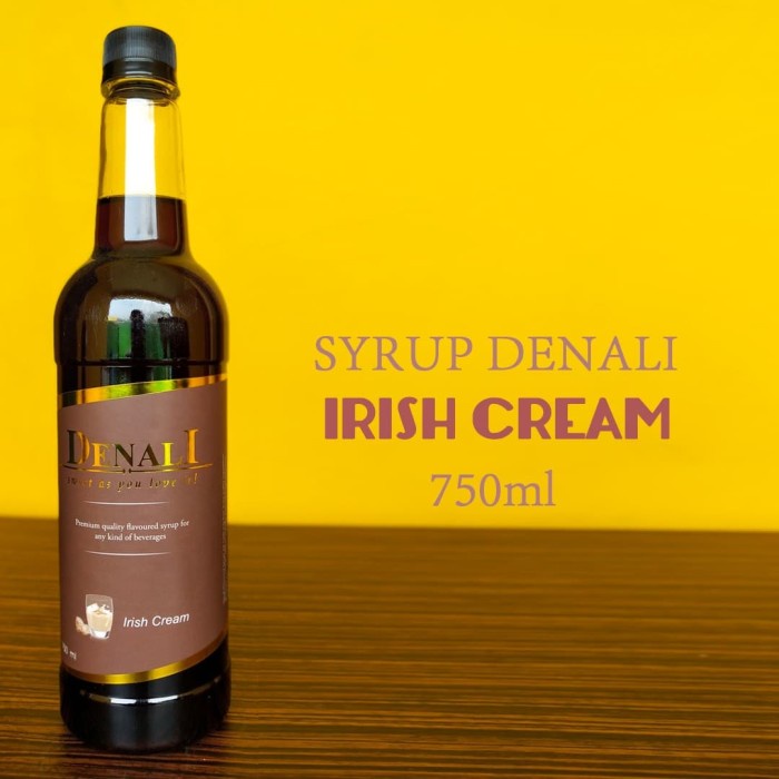 

SIRUP- SYRUP IMPORT IRISH CREAM DENALI 750 ML -SIRUP.