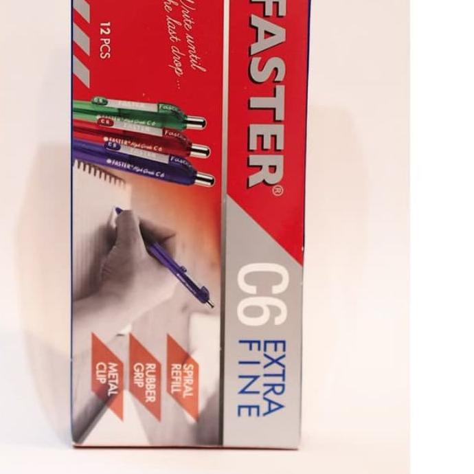 

Harga Murah ✤ Pulpen Faster C6 ( 12 pcs )+