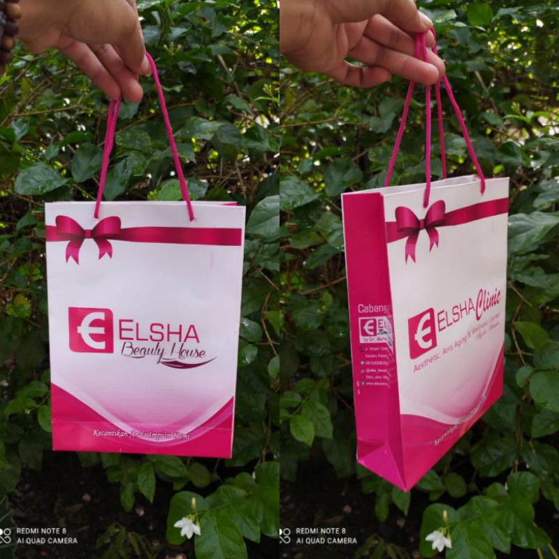

Printing Paperbag Bahan Ivory 210 Free Desain Uk Custom