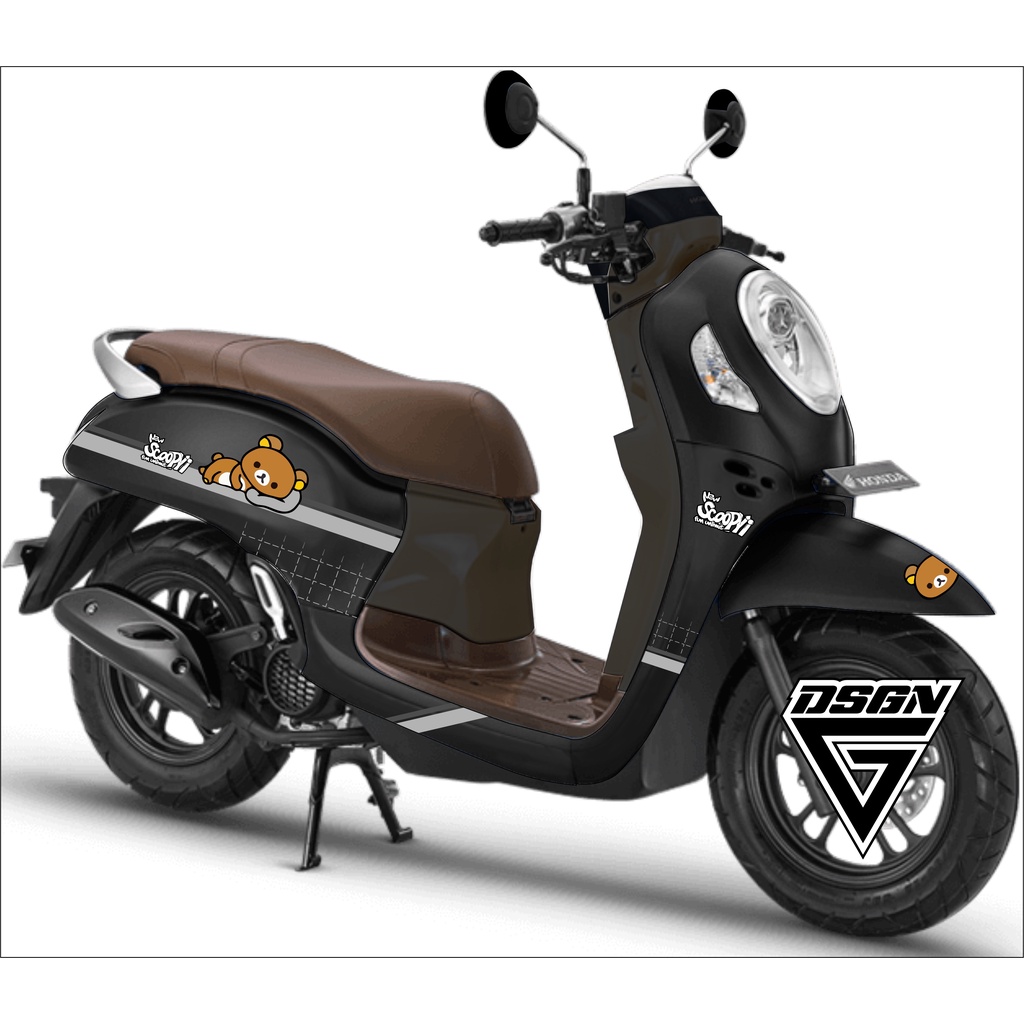 Decal scoopy full body Full Blok Decal Scopy Dekal New Fi 2021 PRESTIGE Rilakumma lucu