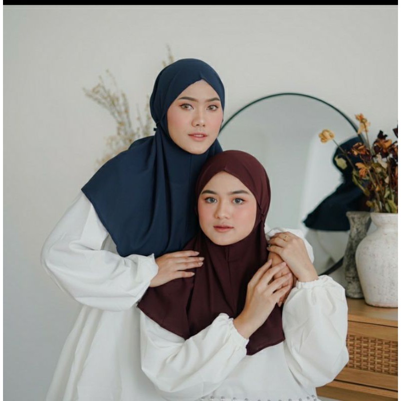 Salwa Khimar Tali  Bergo pendek