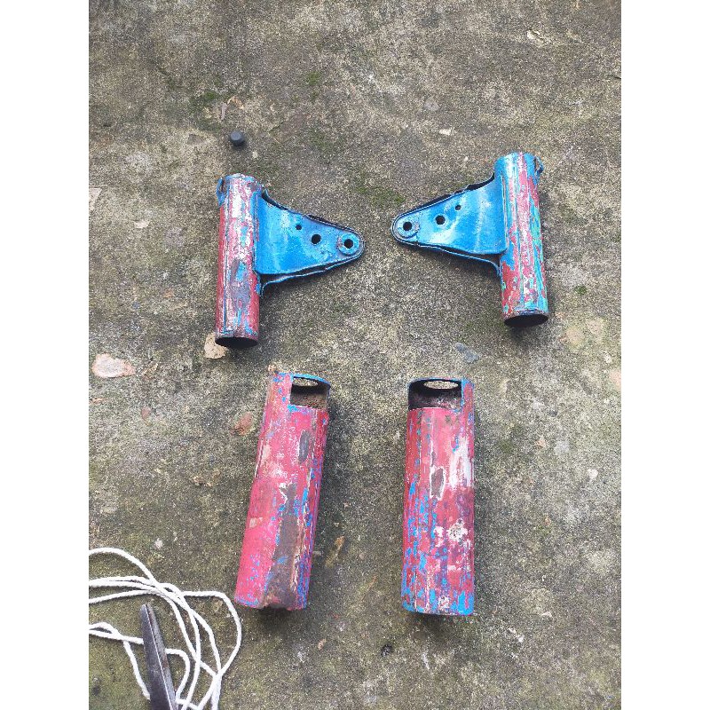 kupingan headlamp dudukan lampu slongsong shockbreaker yamah rs rs100