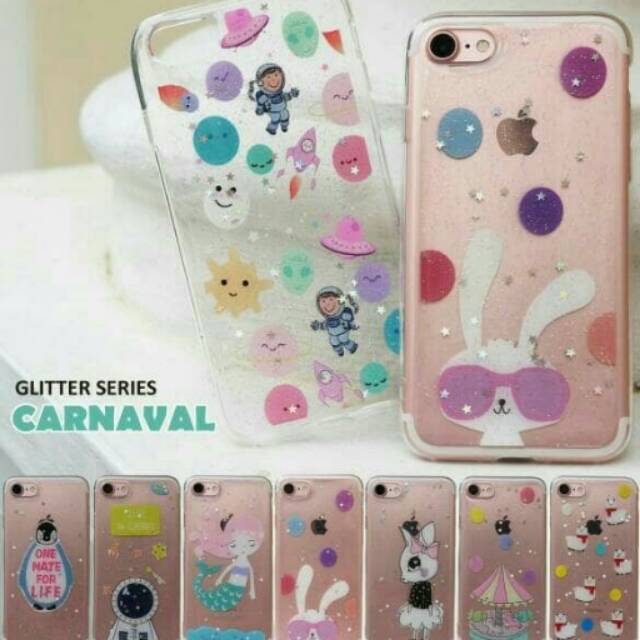 CASE CARNAVAL MOTIF KARAKTER SAMSUNG A5 2017 CASE CARNAVAL GLITER