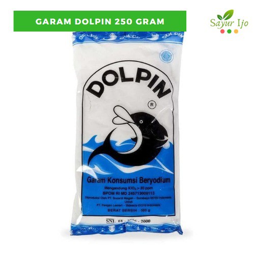 

Garam Dolpin 250 / Pack Bumbu Asli Dapur Asin Resep Masak Penyedap Rasa Rempah Premium