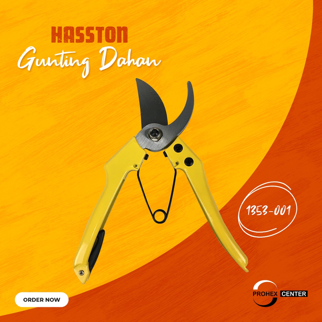 HASSTON PROHEX Gunting Bunga 8&quot; (1353-001)