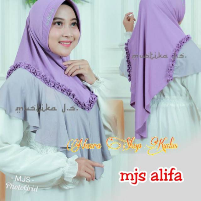 Hijab JERSEY ALIFA by Mustika js/HIJAB INSTAN/HIJAB JERSEY