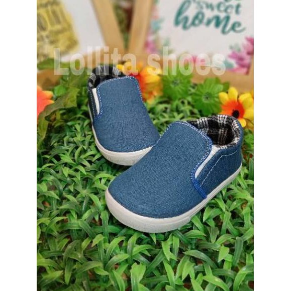 Bagus Banget.. Sepatu anak laki-laki slip-on Levis biru termurah