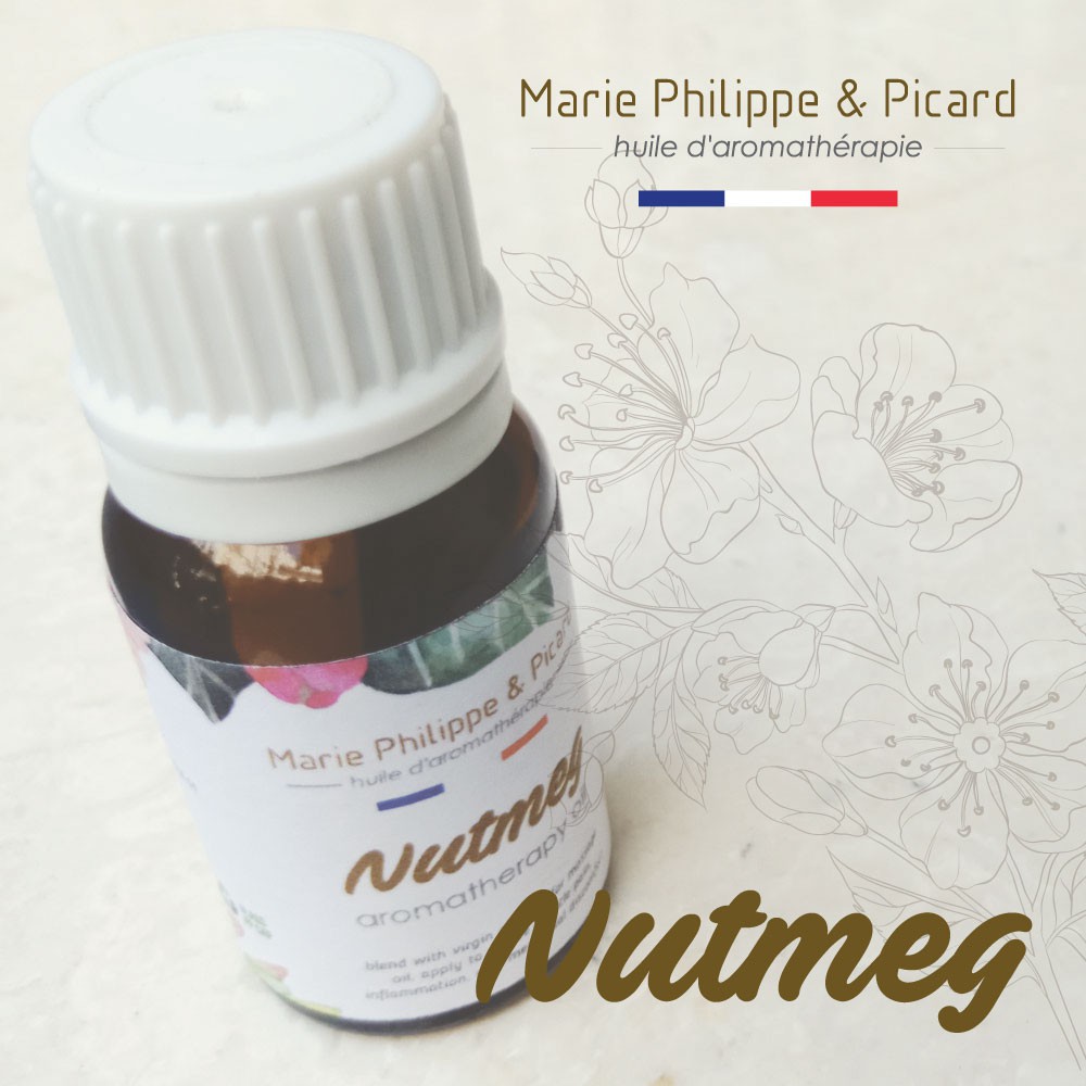 100% Essential Oil Nutmeg / Minyak Atsiri Pala 10mL