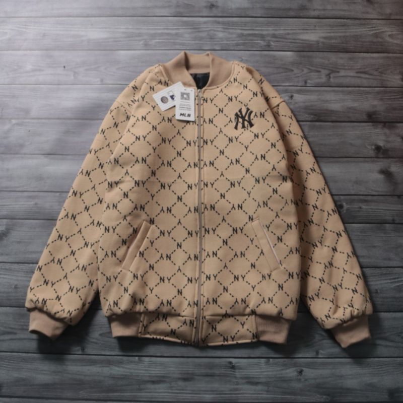 VARSITY MLB NEW YORK FULL TAG & LABEL - JAKET BASEBALL MLB - JAKET VARSITY BASEBALL NEW YORK MLB LOG