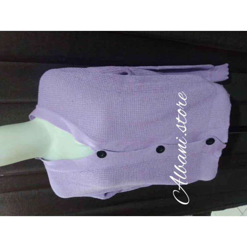 CARDIGAN CROP RAJUT KARDIGAN CARDY RAJUT CROP TOP