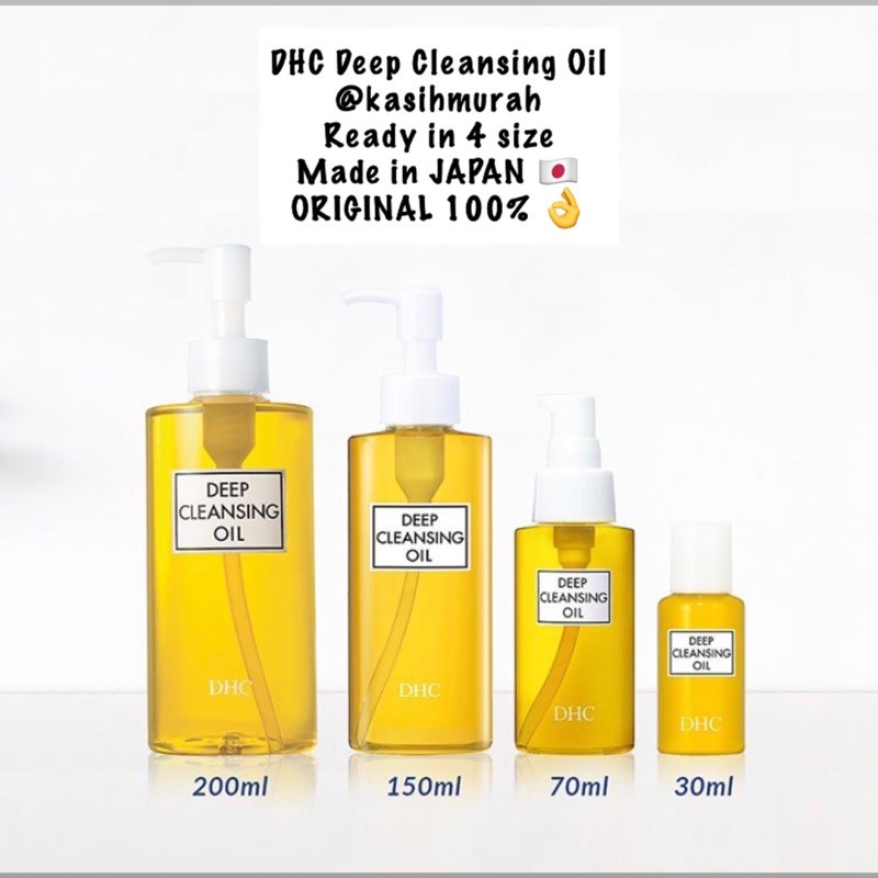 harga dhc deep cleansing oil
