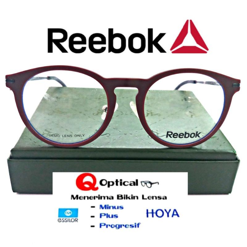 Kacamata Frame Pria Dan Wanita Original Reebok R9507AF-RED Model Round