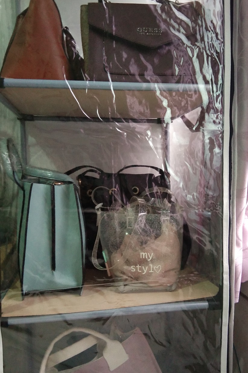 Lemari Transparan / Lemari Pajang Minimalis / Lemari Lego / Rak Mainan Ds57