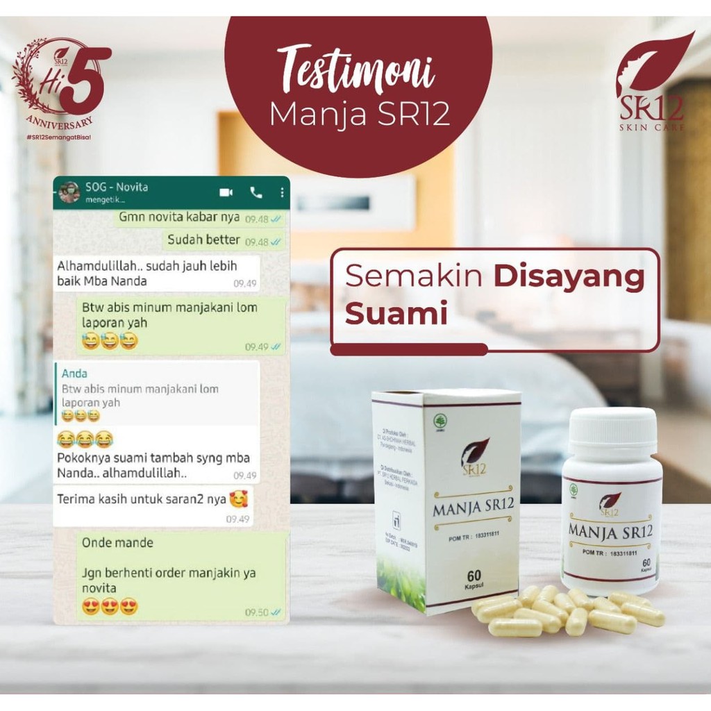 Manjakani SR12 Asli Aceh BPOM membantu merapatkan Area Kewanitaan Mengurangi Keputihan Program Hamil-4