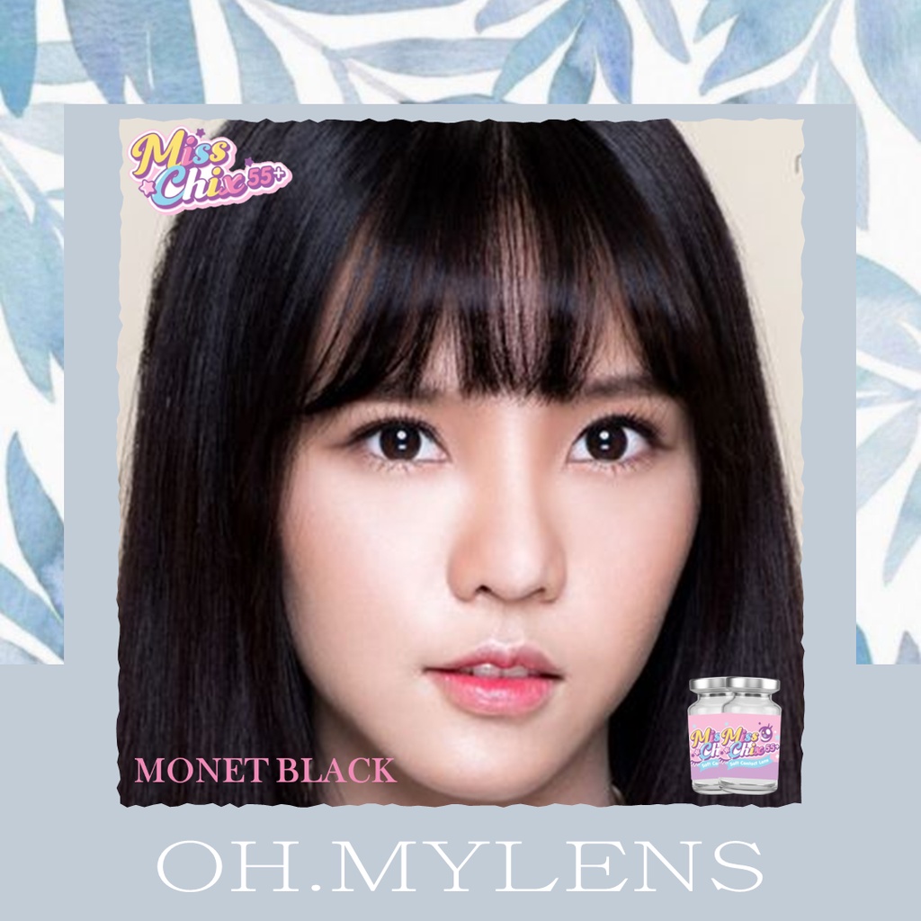 Softlens Minus Normal Beda Minus MONET BLACK | Soflens Mines Warna Natural | Soflen Mata Minus Mata 