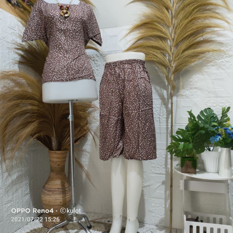 zahra.al.gifari/setelan kulot bali murah/setcel pendek adem laris banjarmasin/cod/bayar di tempat