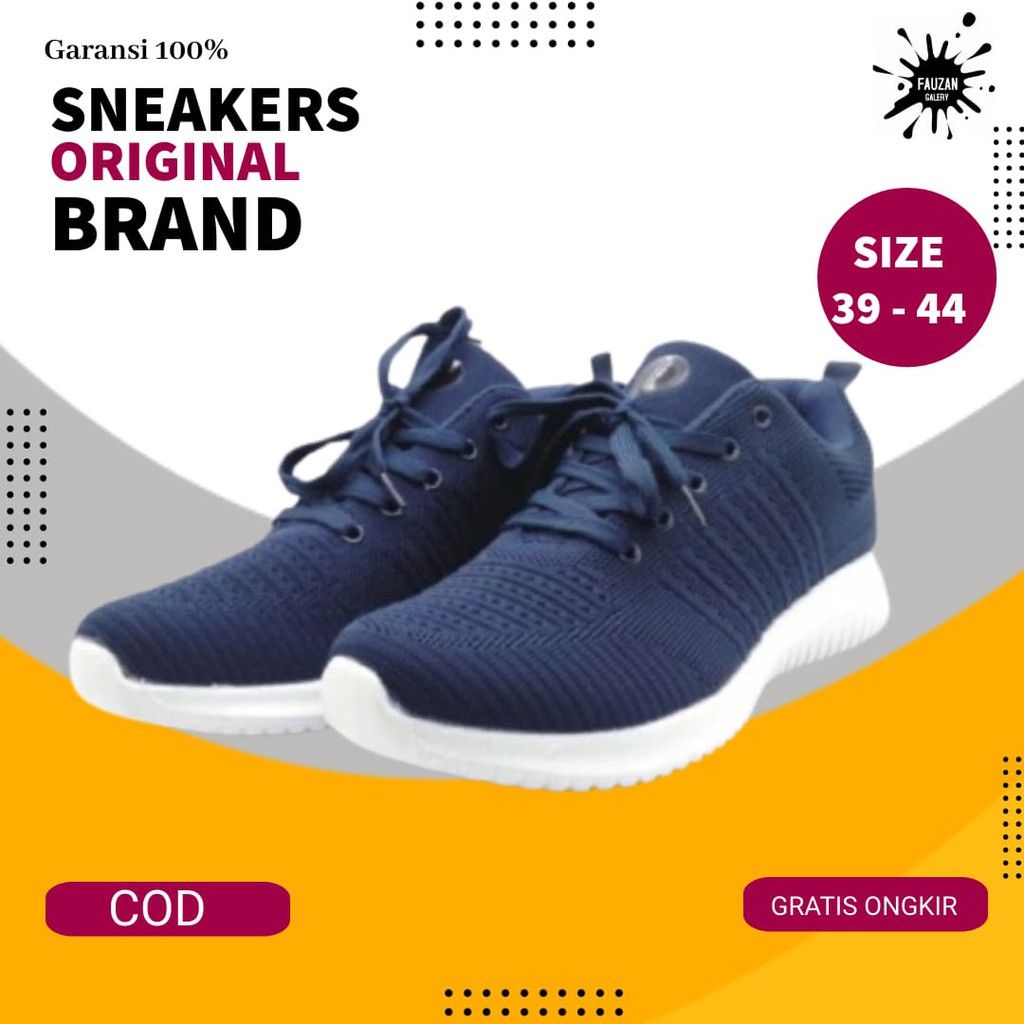 Sepatu Sneakers Sneaker Pria Casual Import Original Shoes Running Olahraga Sport Jogging Snakers Sne