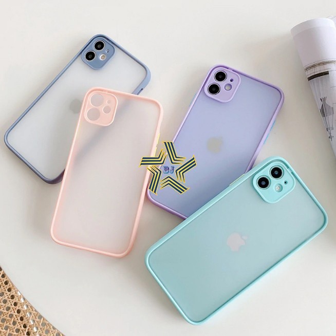 IPHONE X/ XS/ XR/ XS MAX/ IPHONE 6/ 6S/ 6+/ 6S+/ IPHONE 7/ 7+/ IPHONE 8/ 8+/ HARD CASE DOVE MACARON