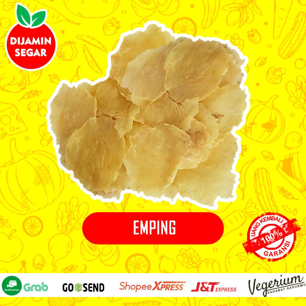 

Emping Melinjo Mentah Makanan Ringan Keripik Kerupuk Sayur Sayuran Segar Per Pack/Bungkus