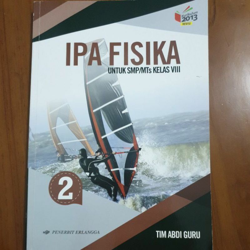Buku Ipa Fisika kelas 8 bekas Erlangga