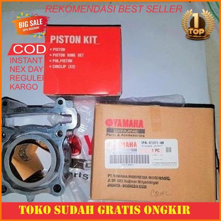 Sparepart Mobil Blok Seher & Blok Mesin Set Piston Kit Vixion New &R15 Original Yamaha