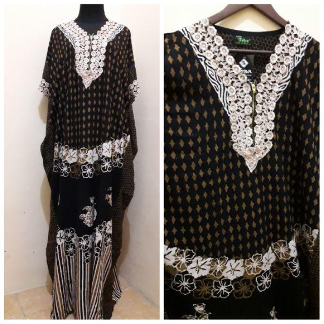 Gamis Klok Batik | Gamis Batik Mewah Toba | Gamis Terbaru