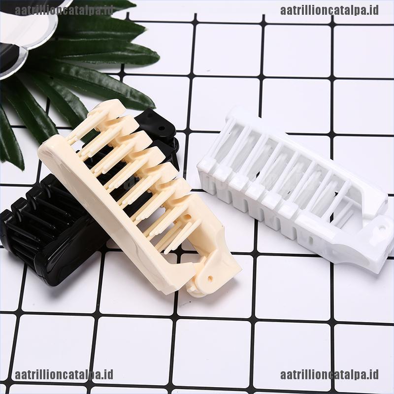 (on) Sisir Rambut Lipat mini Bahan Plastik Ukuran Saku Untuk Bepergian