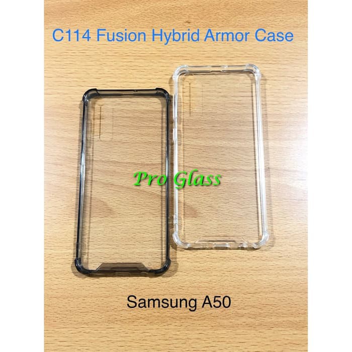 Samsung A10 / A20 / A30 / A50  Anticrack / Anti Crack / ACRYLIC Case Silicone Premium