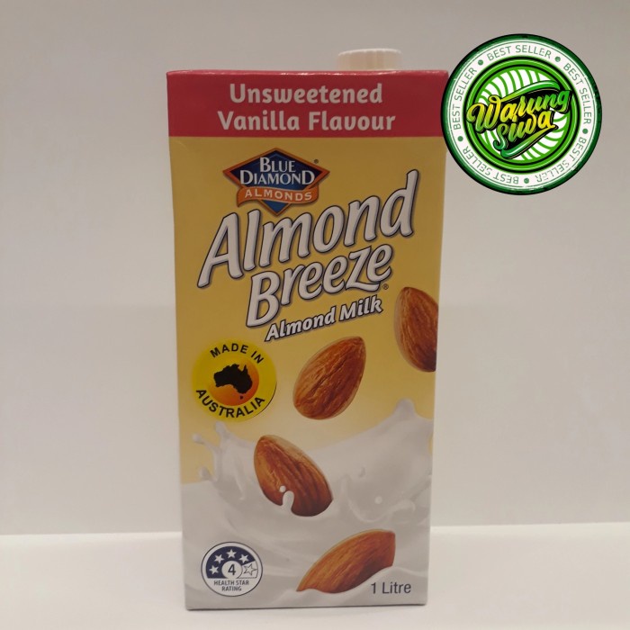 

blue diamond almond breeze almond milk unsweetened vanilla flavour