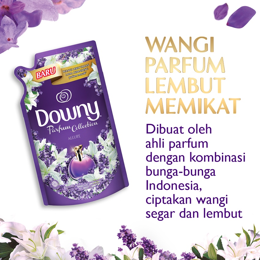 Downy Pewangi dan Pelembut Pakaian Konsentrat Allure 1.45 L / 900ml / 680ml