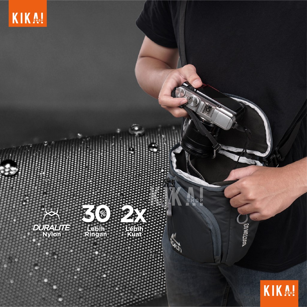 Fotografi Casing & Tas Kamera Selempang Pouch Kamera Mirrorless - Ori Torch Boston