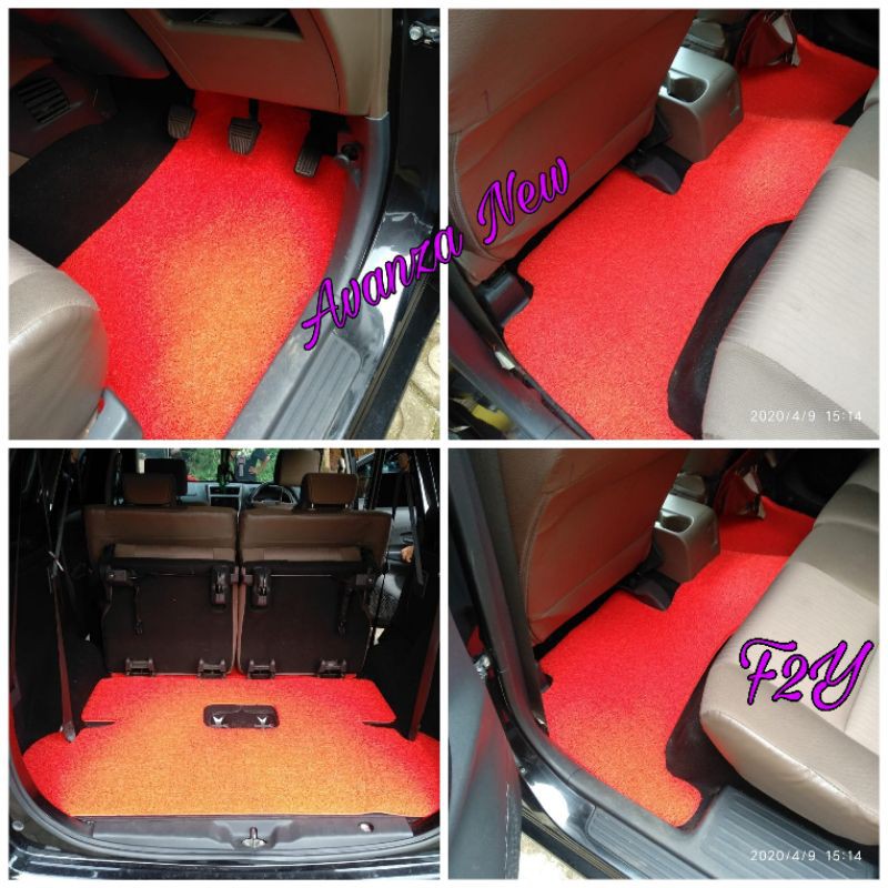 Karpet Mobil Mie Bihun AVANZA XENIA Full Set Bagasi