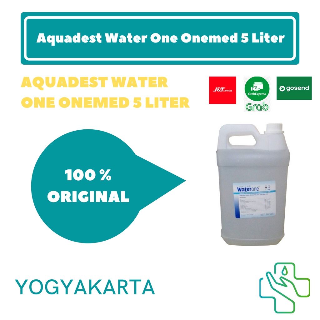 WATER ONE AQUADEST ONEMED 5 LITER WATERONE AQUADES