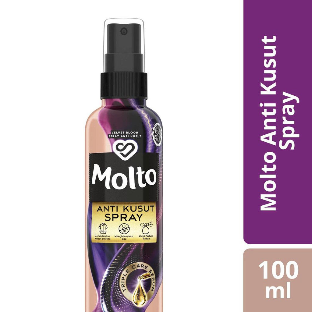 MOLTO ANTI KUSUT SPRAY VELVET BLOOM 100 ML