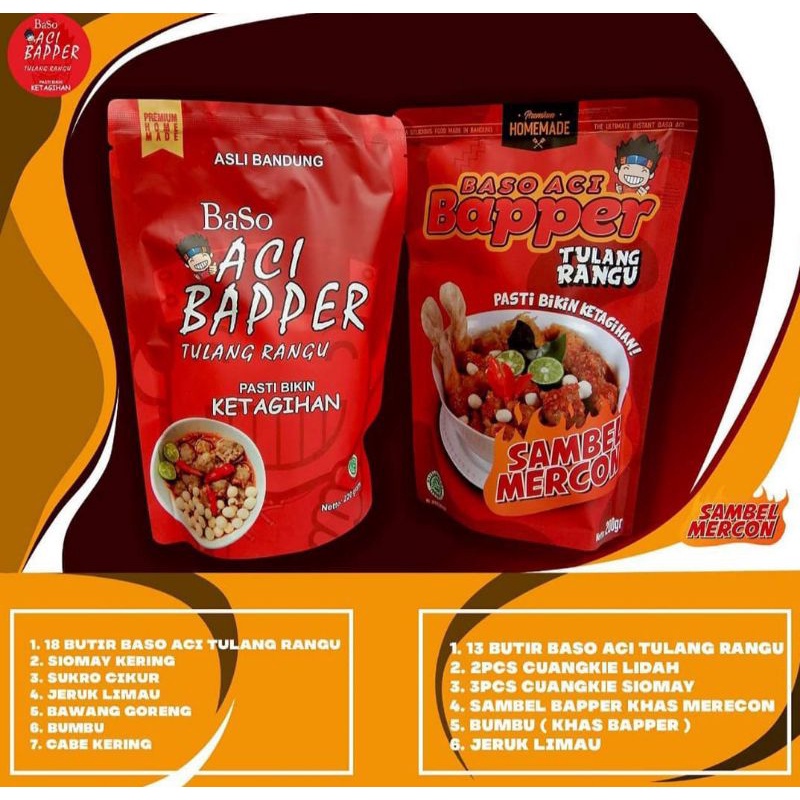 

Baso aci bapper tulang rangu