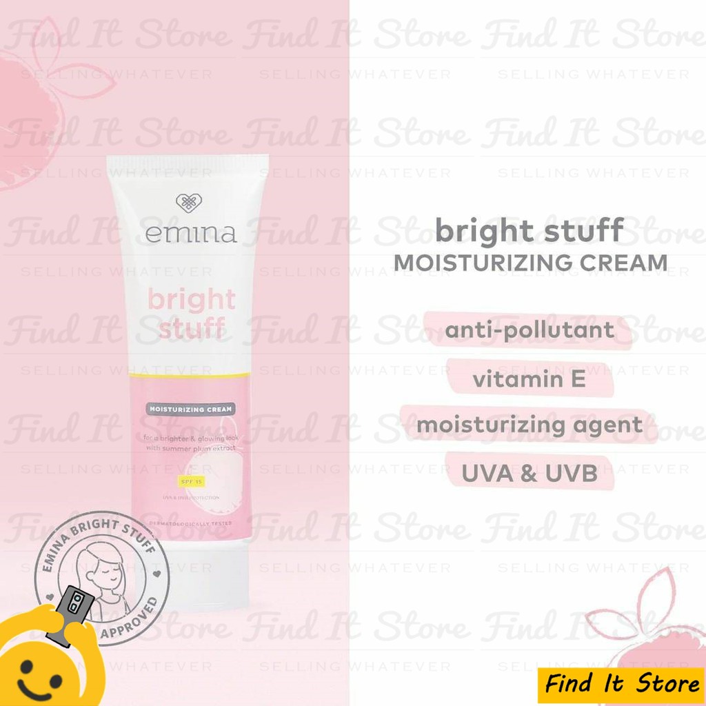 Emina Bright Stuff Series Face Wash Toner Moisturizing Micellar water Tone Up Acne Prone