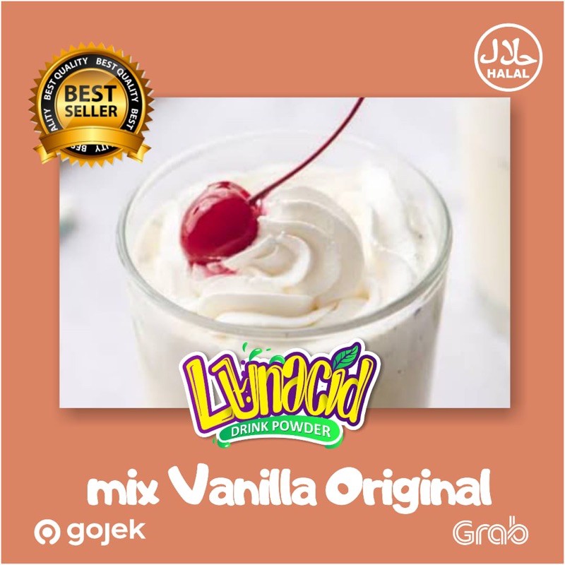 

Bubuk Minuman Rasa Vanilla Original 1 Kg/ Vanilla Original Powder / Bubuk Vanilla Original / Serbuk Vanilla Original 1 Kg