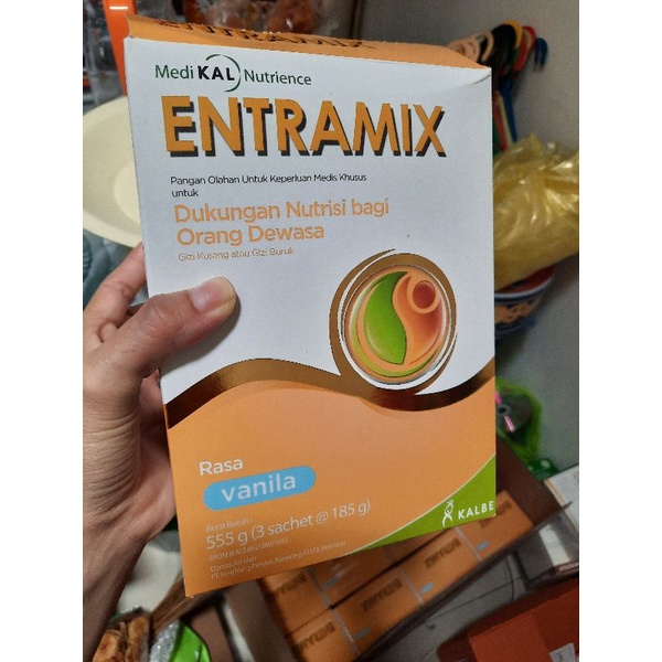 Entramix Vanilla 555g (Susu Pasien/Susu Dewasa/Susu Lansia)