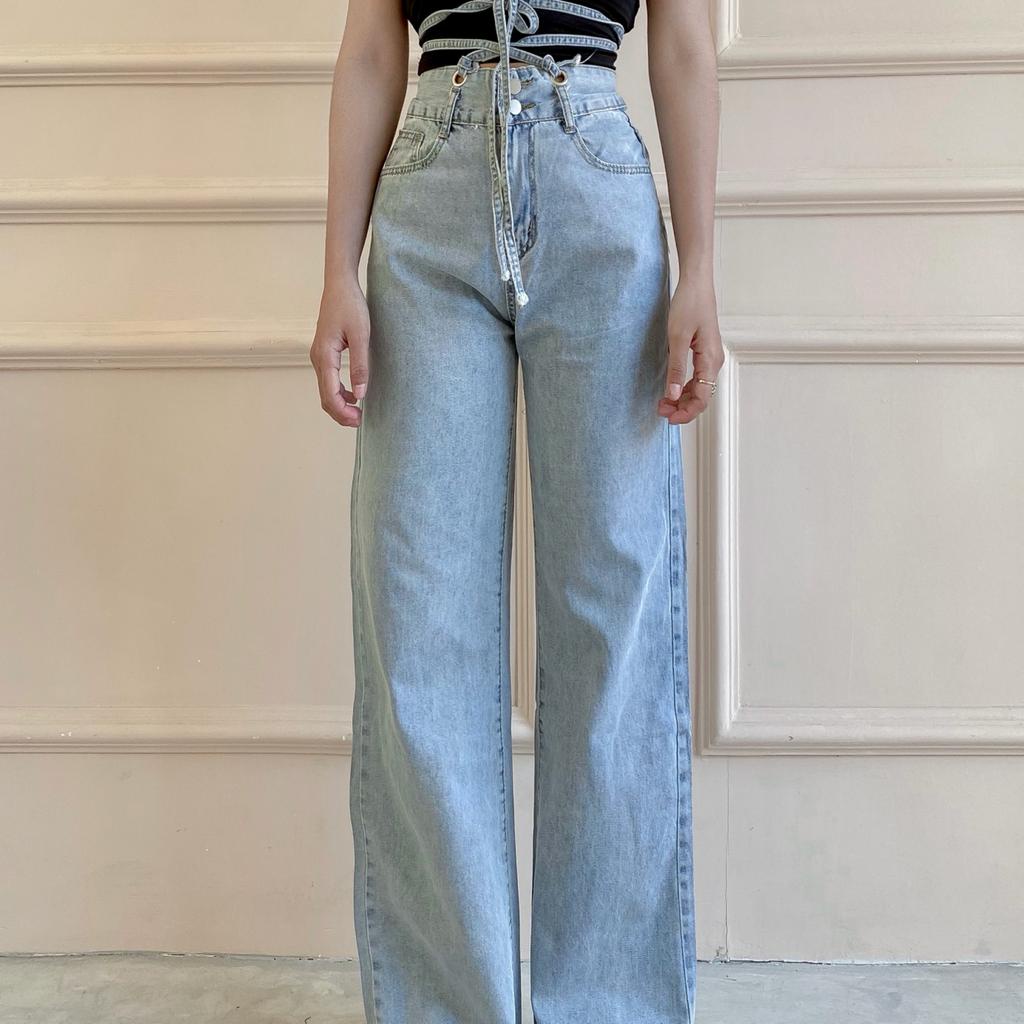 LONG PANT JEANS 163 (2Way to use)