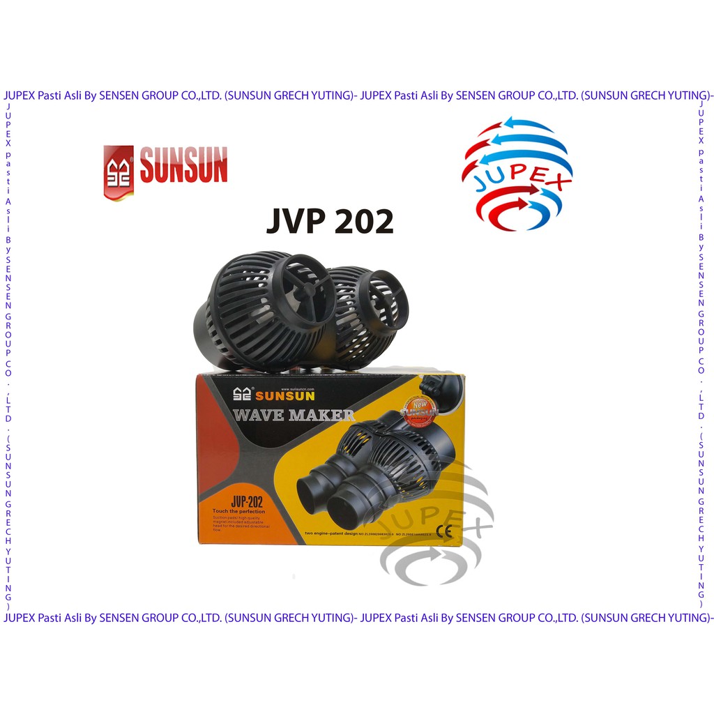 WAVE MAKER SUNSUN JVP 202 PEMBUAT GELOMBANG AQUARIUM KOLAM WAVEMAKER SUNSUN JVP-202 HEMAT LISTRIK