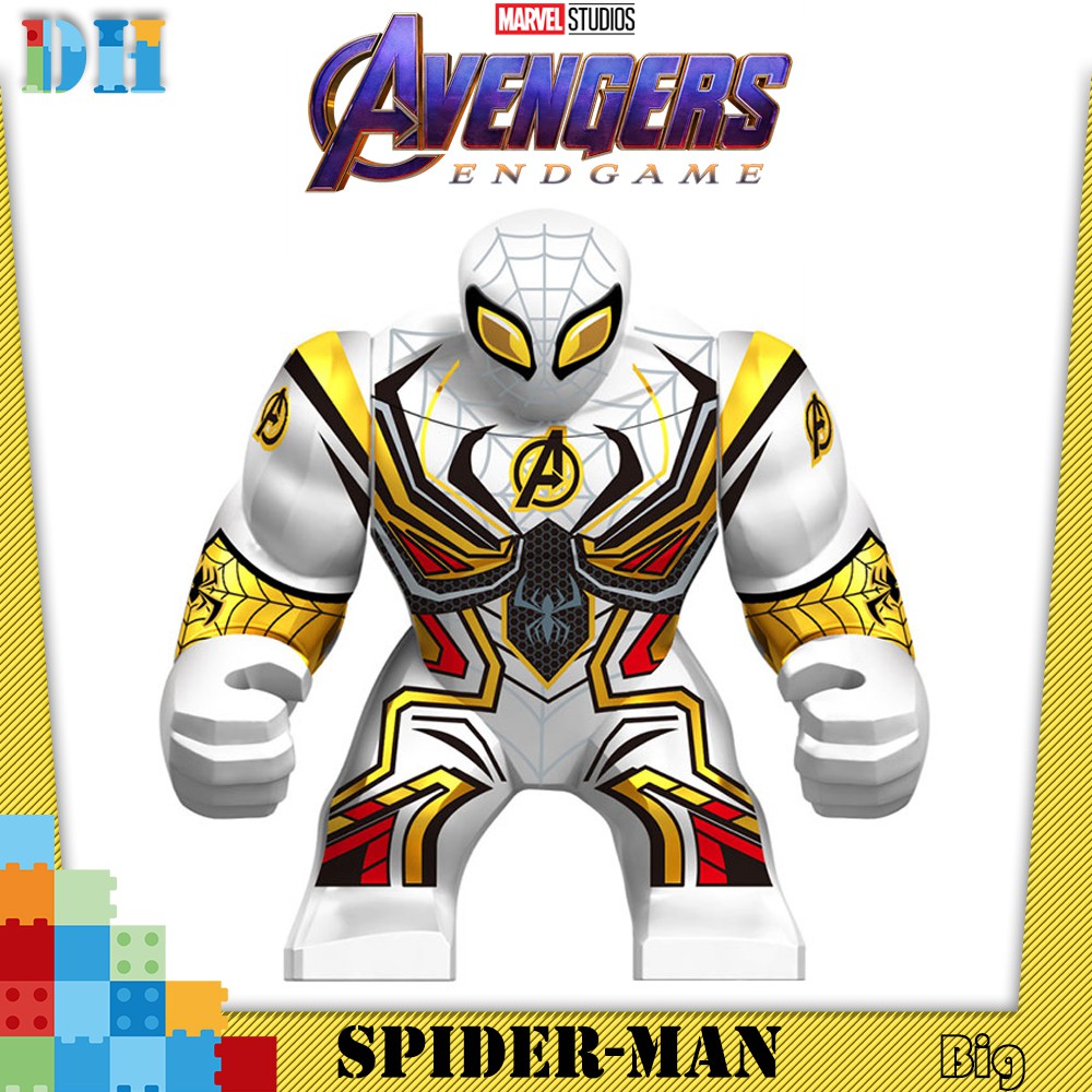 Mainan Lego Karakter Spider Man Tipe White Suit Untuk Koleksi