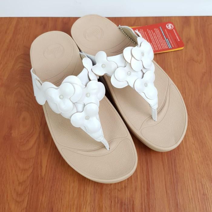 SANDAL JEPIT WANITA FITFLOP FLEUR WOMEN ORIGINL FITFLOP PROMO