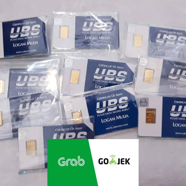 Aksesoris Logam Mulia 1 gram UBS