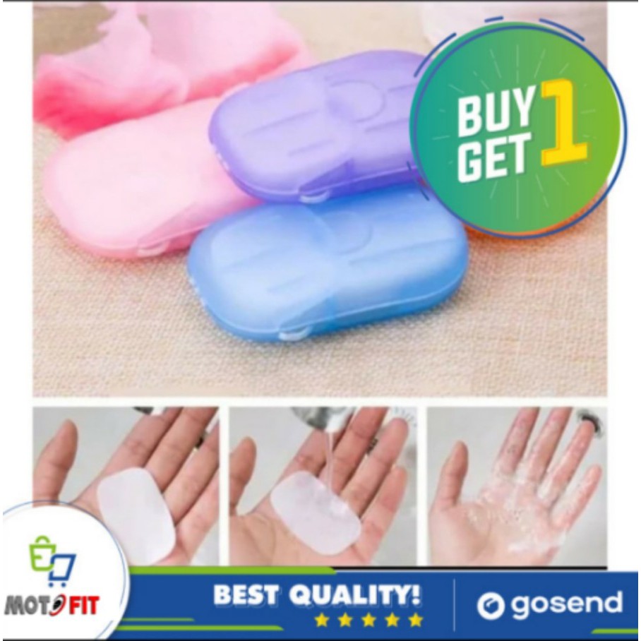 paket 3 pcs Sabun Portable BUY 1 GET 3 Cuci Tangan Dimana Saja