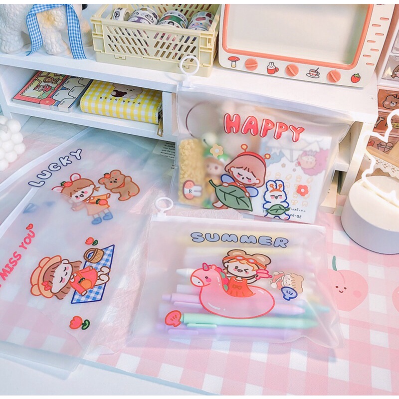 

[TKOEN58] map organizer zipper pouch A5