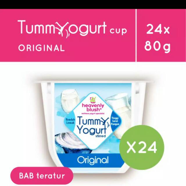 

Heavenly Blush Tummy Yogurt Cup Original [24 x 80gr]