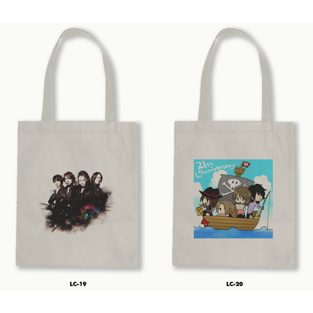 TOTE BAG BLACU - L'Arc~en~Ciel / LARUKU .01