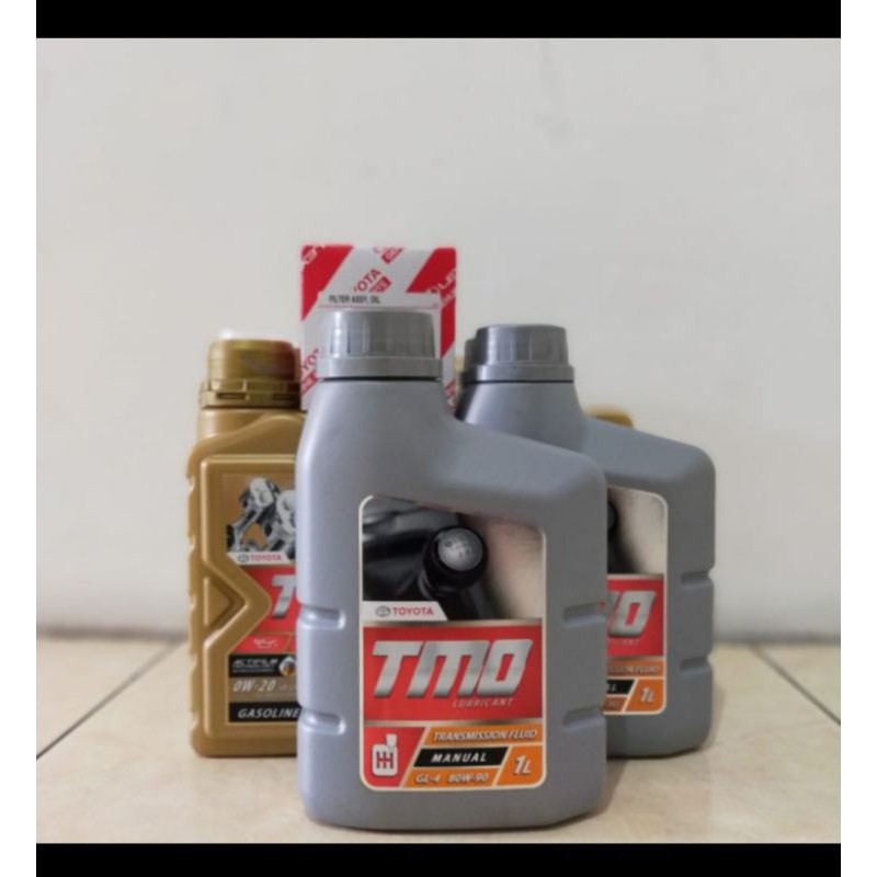 paketan oli tmo 0w20 + filter oli + 3 liter oli persneling 80w-90