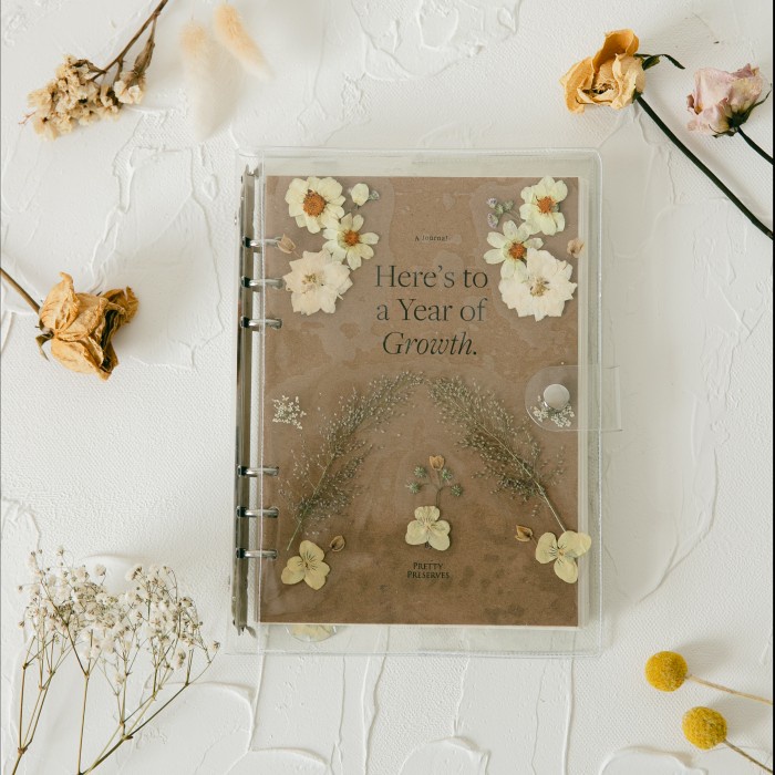 

[RESTOCK] ZEN ZINNIA UNDATED BLOOM JOURNAL- A5 BINDER