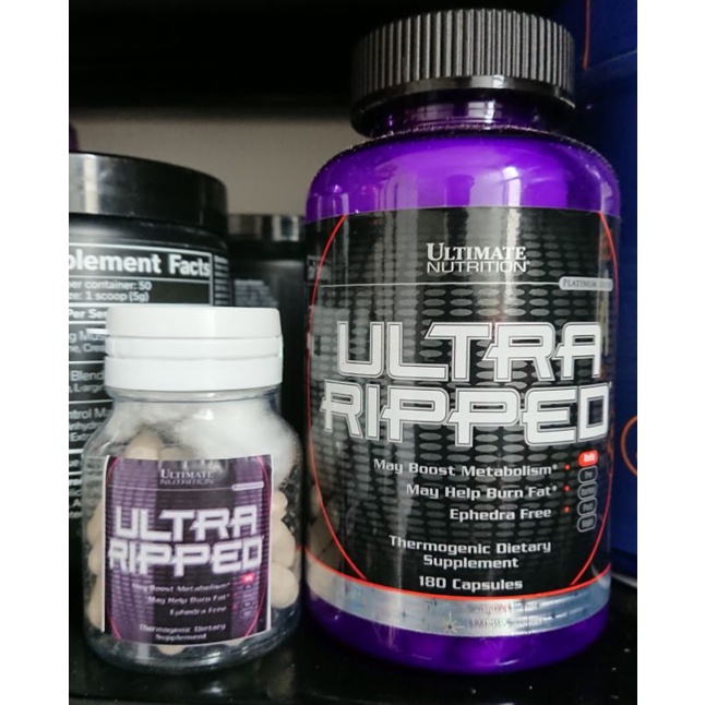 Ultra ripped Fatburn repack 30caps dengan segel